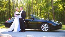 Kultowe Porsche 911 na ślub, czarne, kabrio