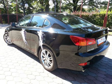 Reprezentacyjny, czarny Lexus IS 250 do ślubu - Jastrzębie-Zdrój - śląskie